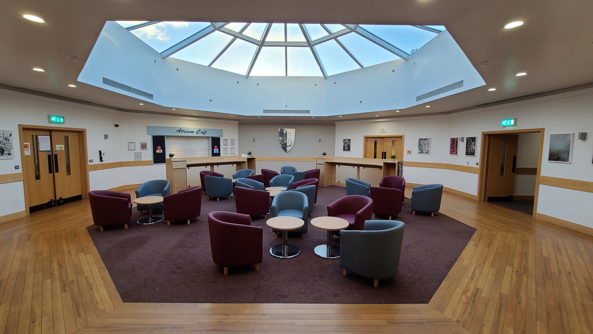 Sixth Form Atrium Café at Lingfield College 