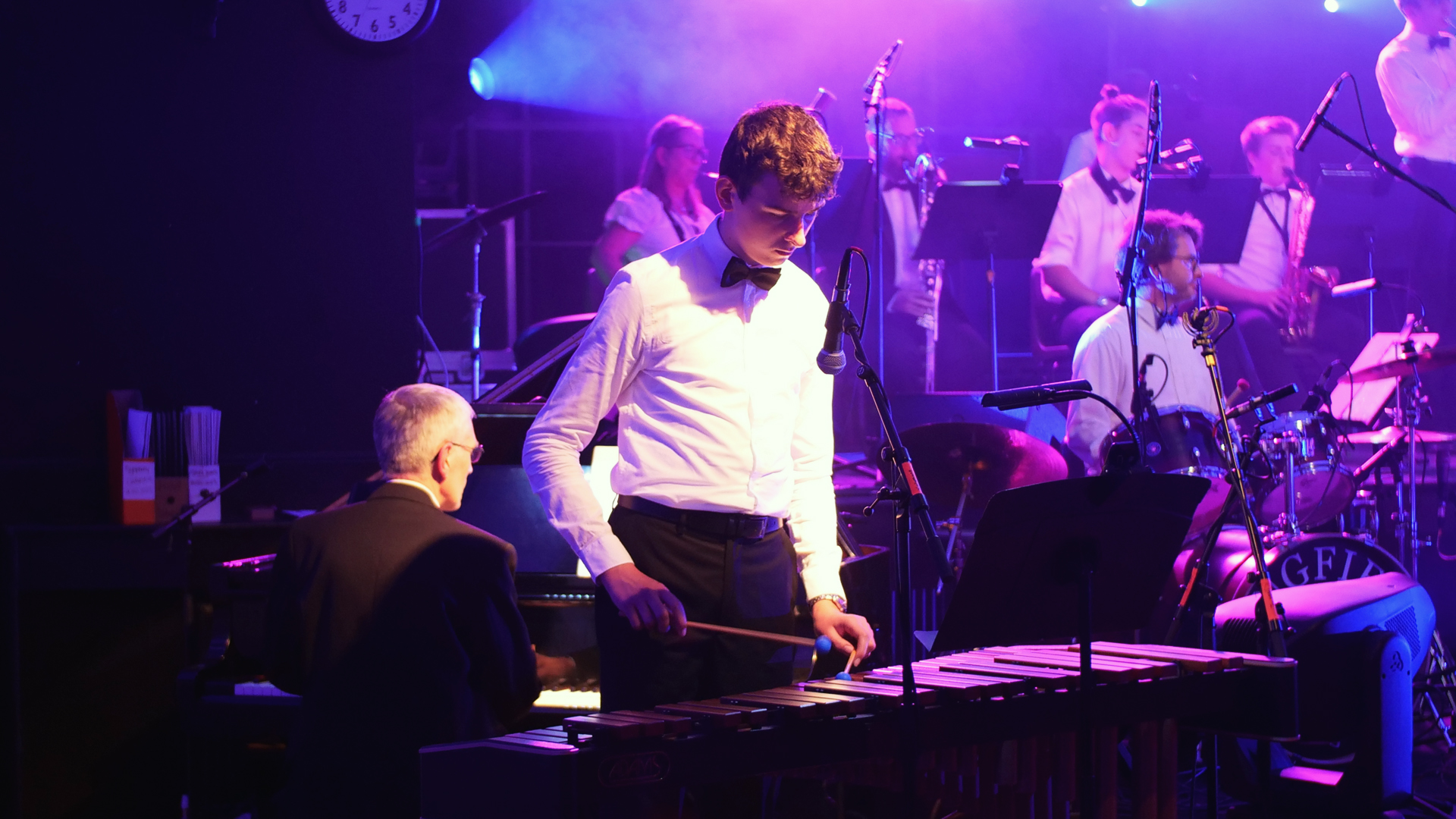 Xylophone player at the Spring Concert 