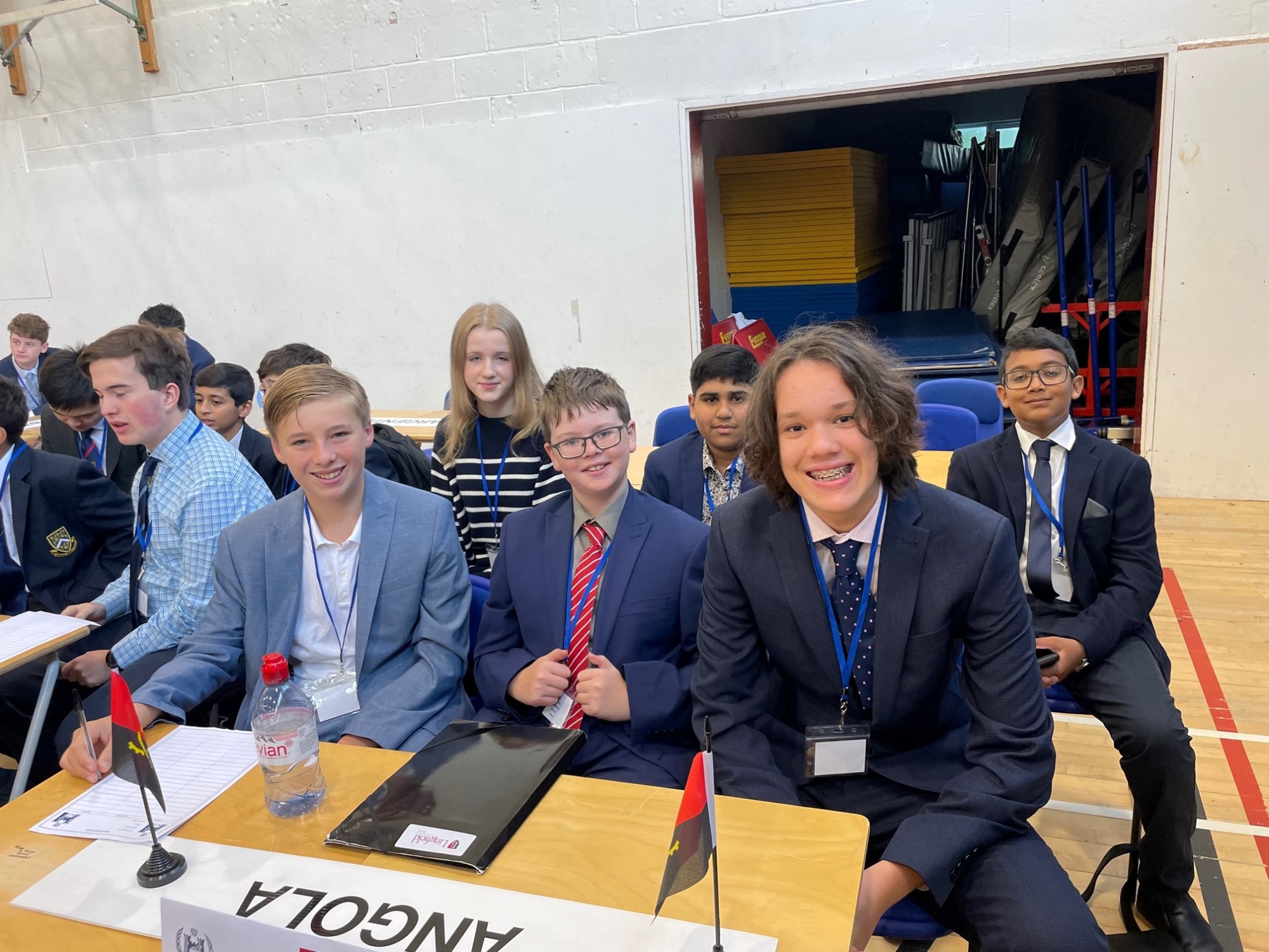 Lingfield delegates at ReiMUN