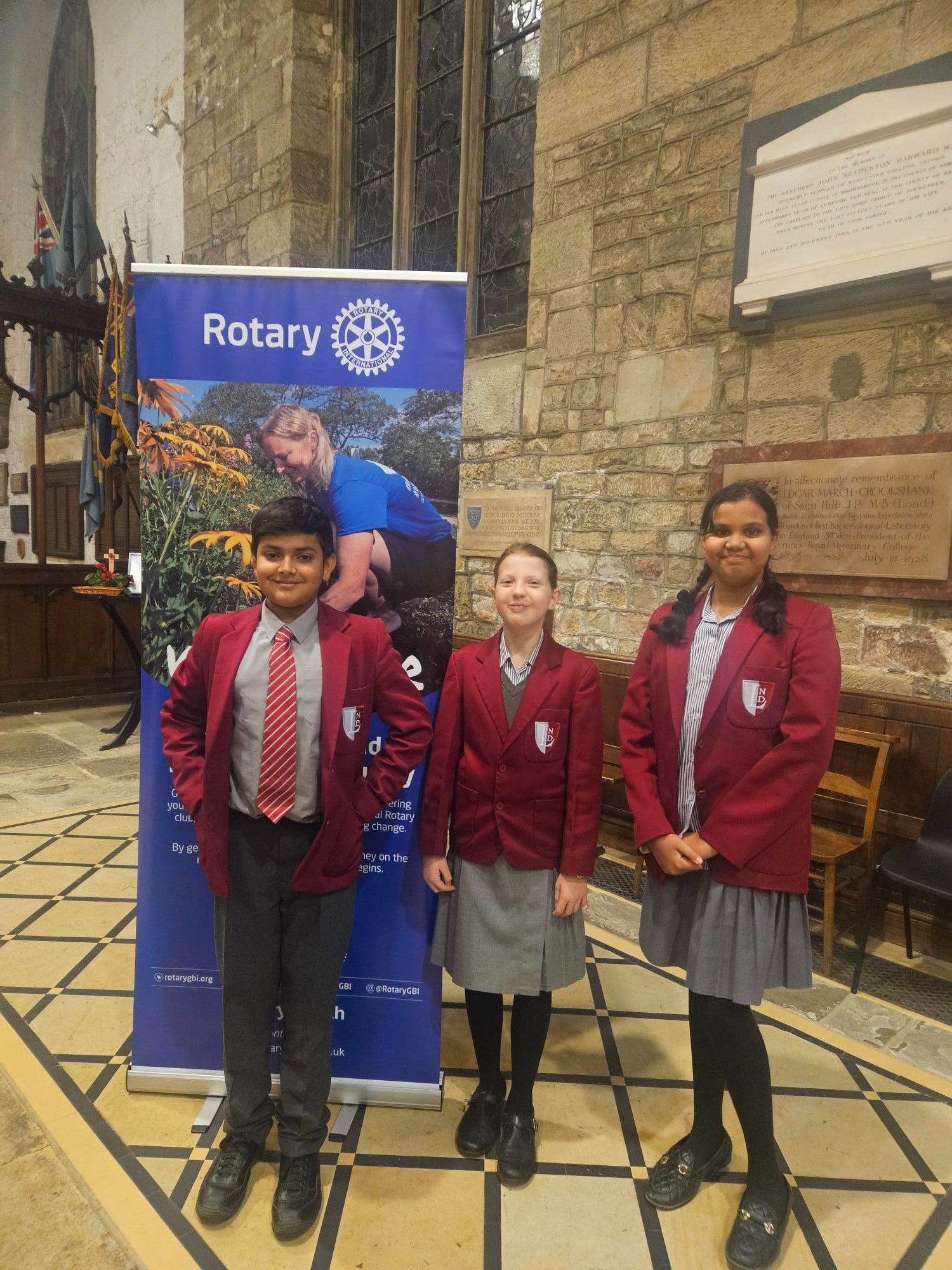 Lingfield College Rotary Youth Speaks Team