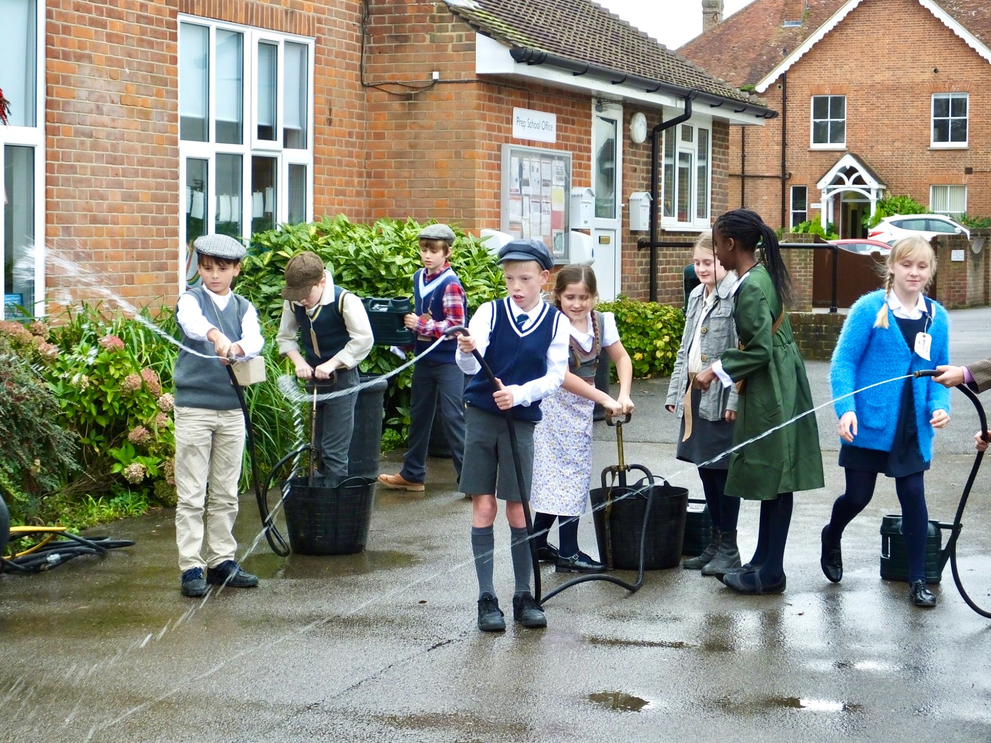 Lingfield Prep school students learning about history 