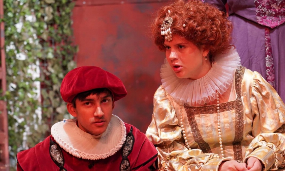 Senior students in Shakespeare in Love