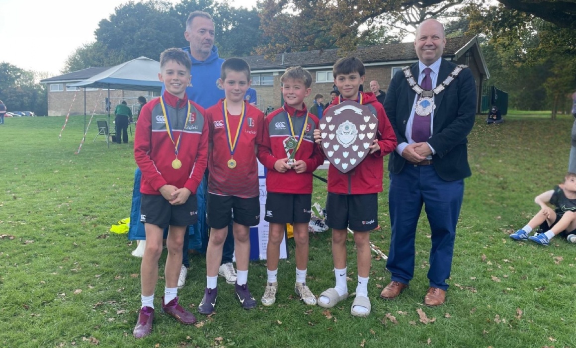 First and Second Place at EG Schools' Cross Country for Lingfield Prep Athletes